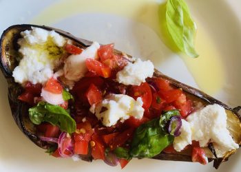 חציל קלוי בטעמי ובצבעי איטליה